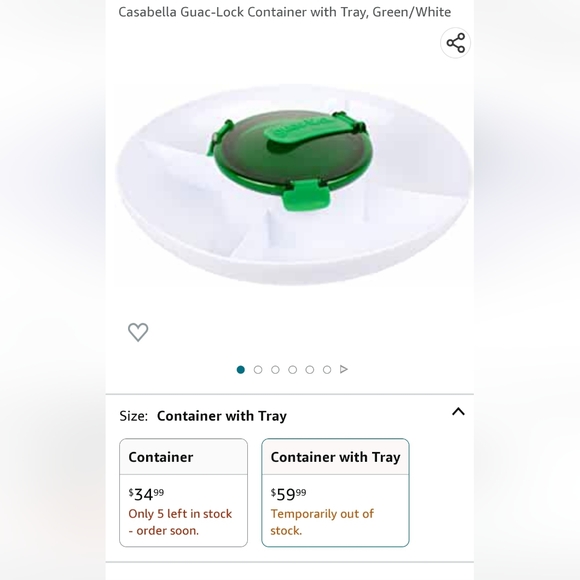 New without tags or box Cassabella guac lock guac storage system - Picture 6 of 6